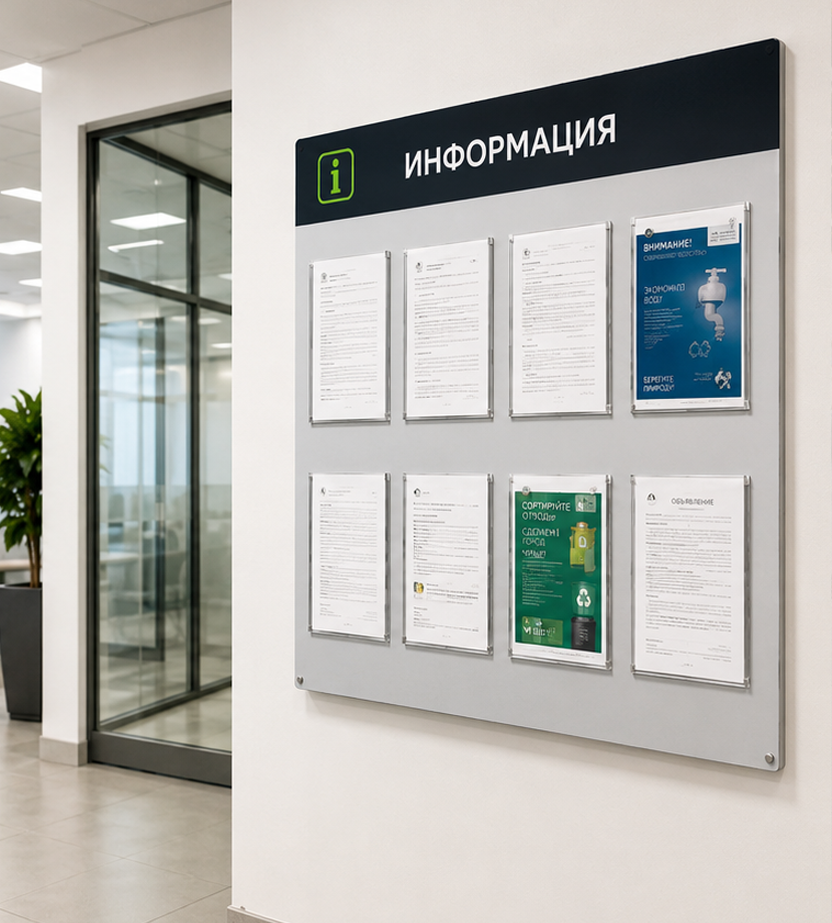 информационные стенды